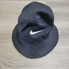 Nike Apex Bucket Hat Black White Swoosh Size L/XL Polyester Unisex