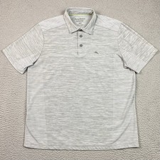 Tommy Bahama Men's Size M Palm Coast Island Zone Performance Golf Polo Shirt EUC