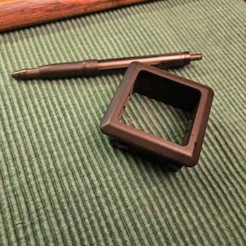 GM New Bezel Black Plastic Rear Side View Mirror adjuster Trim 15685943