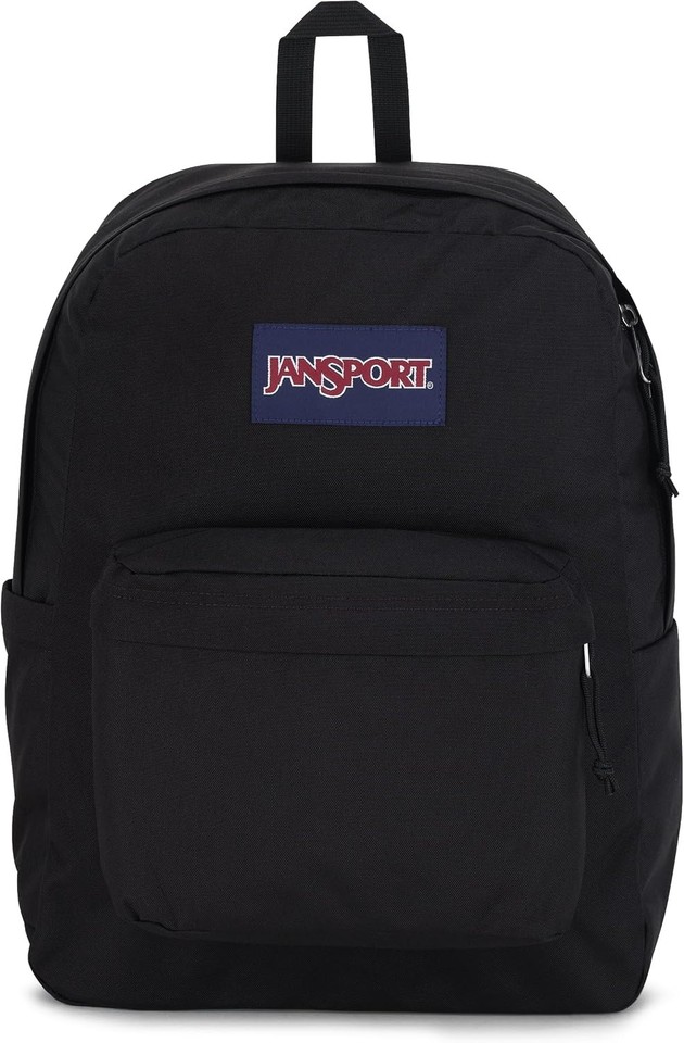 JanSport SuperBreak Black Unisex BackPack (JS0A4QUT0008) 26L - NWT