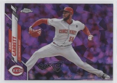 2020 Topps Chrome Sapphire Purple 3/10 Amir Garrett #217 0x5e