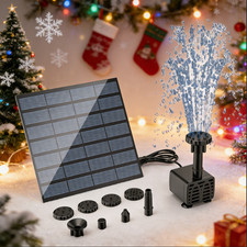 Solar Funtain Power Water Pump Feature Pump for Garden Pond, Bird Bath,Fish Tank