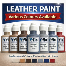 Leather Sofa Recolour & Repair Paint. Restore Wear, Scratches & Colour Damage