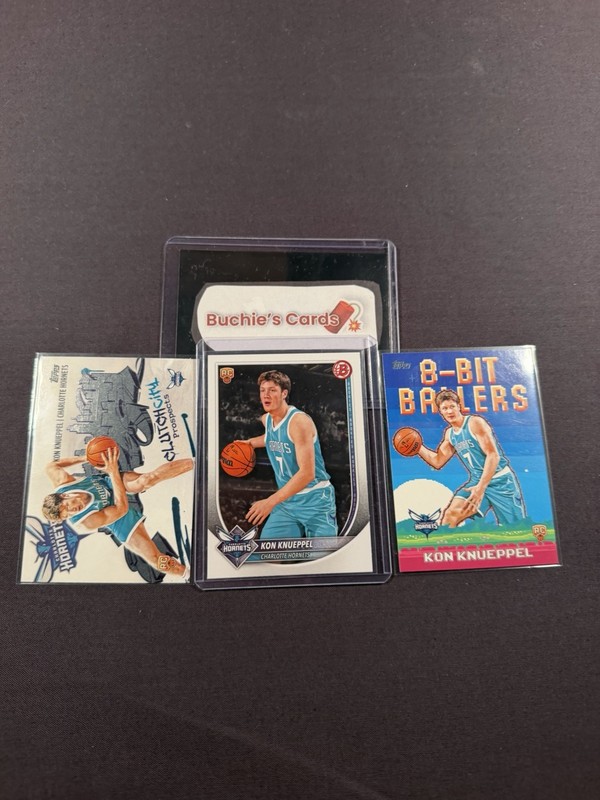2025-26 Topps - Kon Knueppel Topps Bowman Inserts (RC) - Lot Of 3 - Hornets (A)