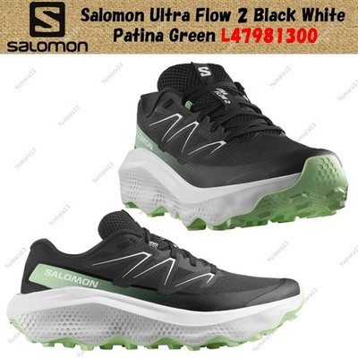 Salomon Ultra Flow 2 Schwarz Weiß Patina Grün L47981300 Herren Gr.