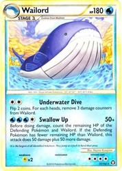 Wailord 31/102 Triumphant Rare Pokemon Card