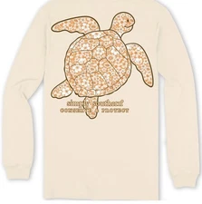 New Simply Southern Long Sleeve Turtle Longsleeve Size Large
