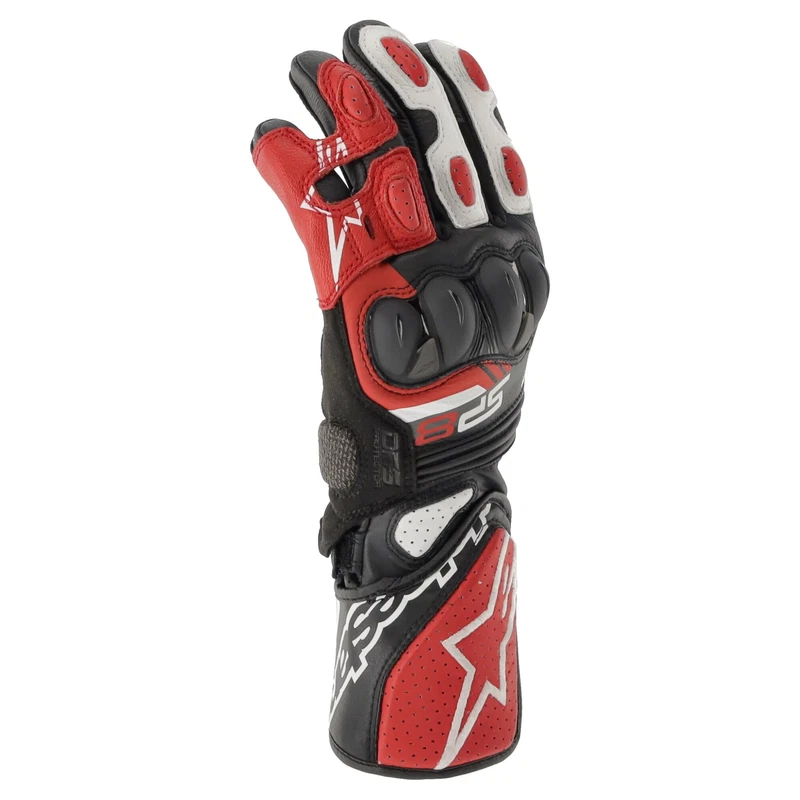 Alpinestars SP-8 V3 Leather Black White Red, photo 6 of 7