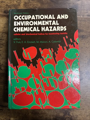 #ad Occupational and Environmental Chemical Hazards Foa Emmett Maroni 1987 $54.99