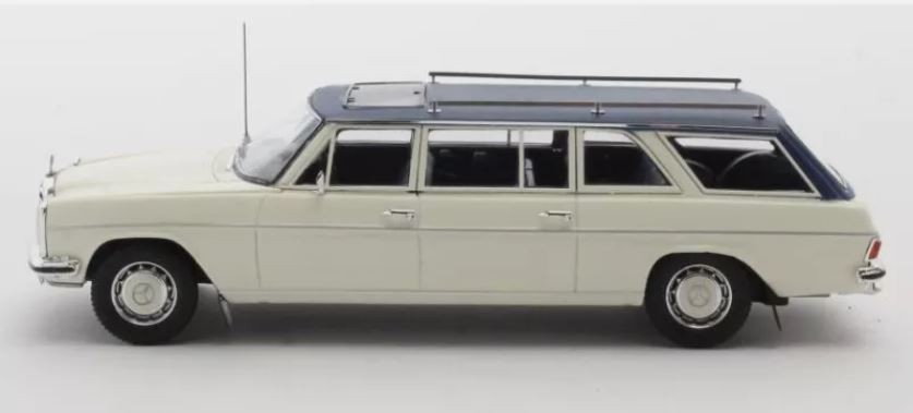 Matrix Scale Models Mercedes V114 Crayford break miniature blanc 1971 echelle 1/43