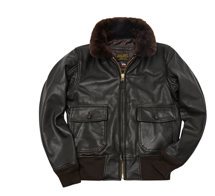 COCKPIT USA U.S. Navy Issue Mil Spec G-1 Jacket Made in USA Z2108N
