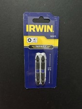 Image of Irwin 1923375 Impact Double Ended Screwdriver Bits PH2 60mm 2pk