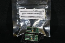 2  Parallax Basic Stamp BS2 Rev J Microcontroller Modules