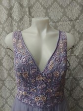 Morilee Lavender Size 12 Embroidery/beaded/ Gem Sequean/prom / Bridesmaid Dress
