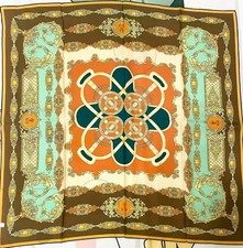 100 Silk Square Scarf 90 90cm for Various Seasonal Use