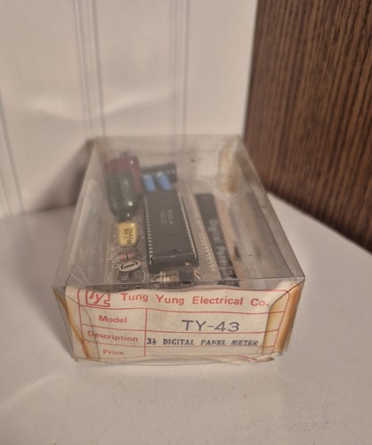 Vintage Tung Yung Electrical DIY Kit 3.5 Digital Panel Meter TY-43