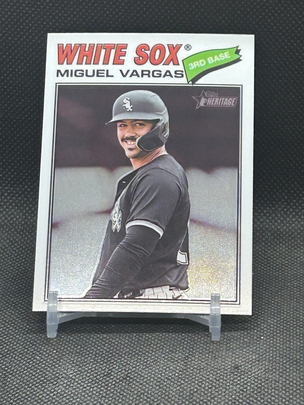 2026 Topps Heritage MIGUEL VARGAS Chicago White Sox SHORT PRINT CHROME #61