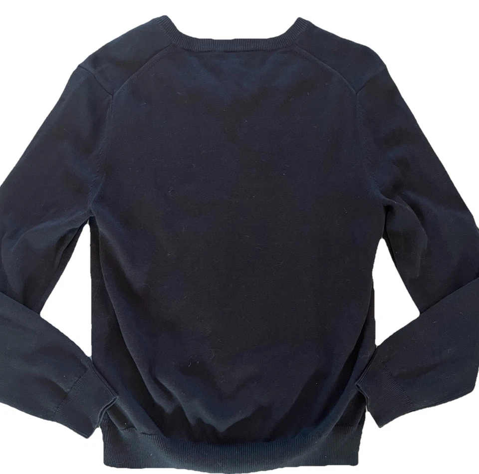 Nuevo con etiquetas Suéter Express Cuello en V Para Hombre Grande Negro Logo Precio de venta sugerido por el fabricante $60 Foto 2 de 4