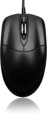 Adesso HC-3003US 3 Button Desktop Optical Scroll Mouse USB - Optical - Cable