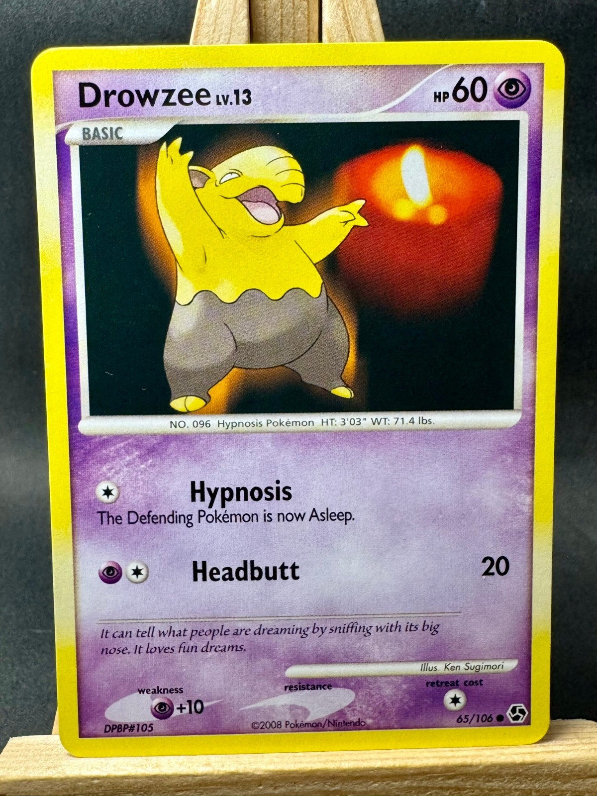 Drowzee Pokemon Trading Card Game Great Encounters 65/106 NM