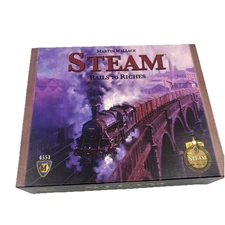 Steam Rail to Riches Board Game Complete 2009 Martin Wallace Mayfair Games 4551