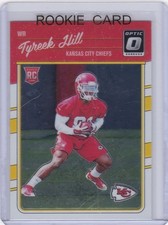 TYREEK HILL ROOKIE CARD 2016 Donruss Optic RC Kansas City Chiefs Miami Dolphins . rookie card picture