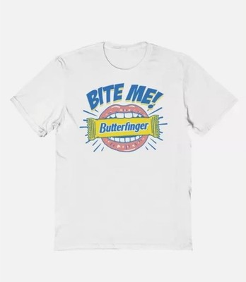Butterfinger Bite Me Graphic T Shirt Adult NWT Tag - SMALL 
