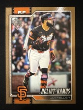 2026 Topps Series 1 Heliot Ramos #8 Gold Bordered 1429/2026 San Francisco Giants