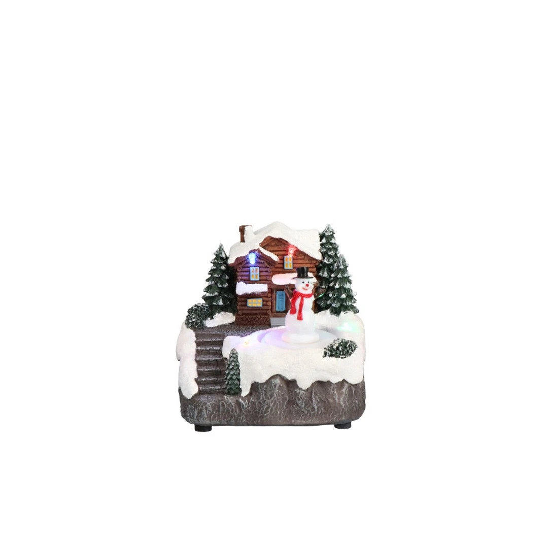 ZIQILIGHTING Kit Villaggio Innevato Natalizio – 1484 Pezzi, Con Luci LED, Regalo Per Adulti E Collezionisti - 4