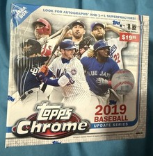 2019 Topps Chrome Update Series MLB Baseball Cards Mega Box Factory Sealed New