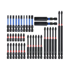 Nut Driver Impact Bit Set - 39-Piece Magnetic Socket Impact Drill Bit Tool Sets