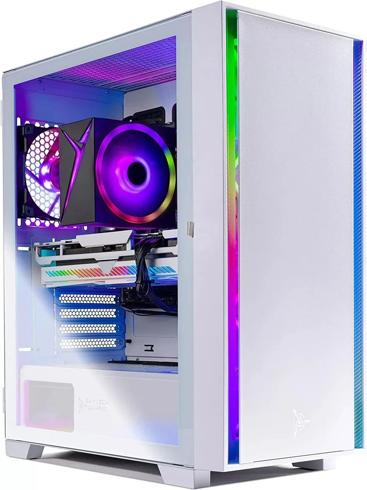 Custom ARGB Gaming Desktop PC i7 8th up to 64GB RAM 2TB SSD RTX 4060 Win11 Wifi6 - Image 2 of 4