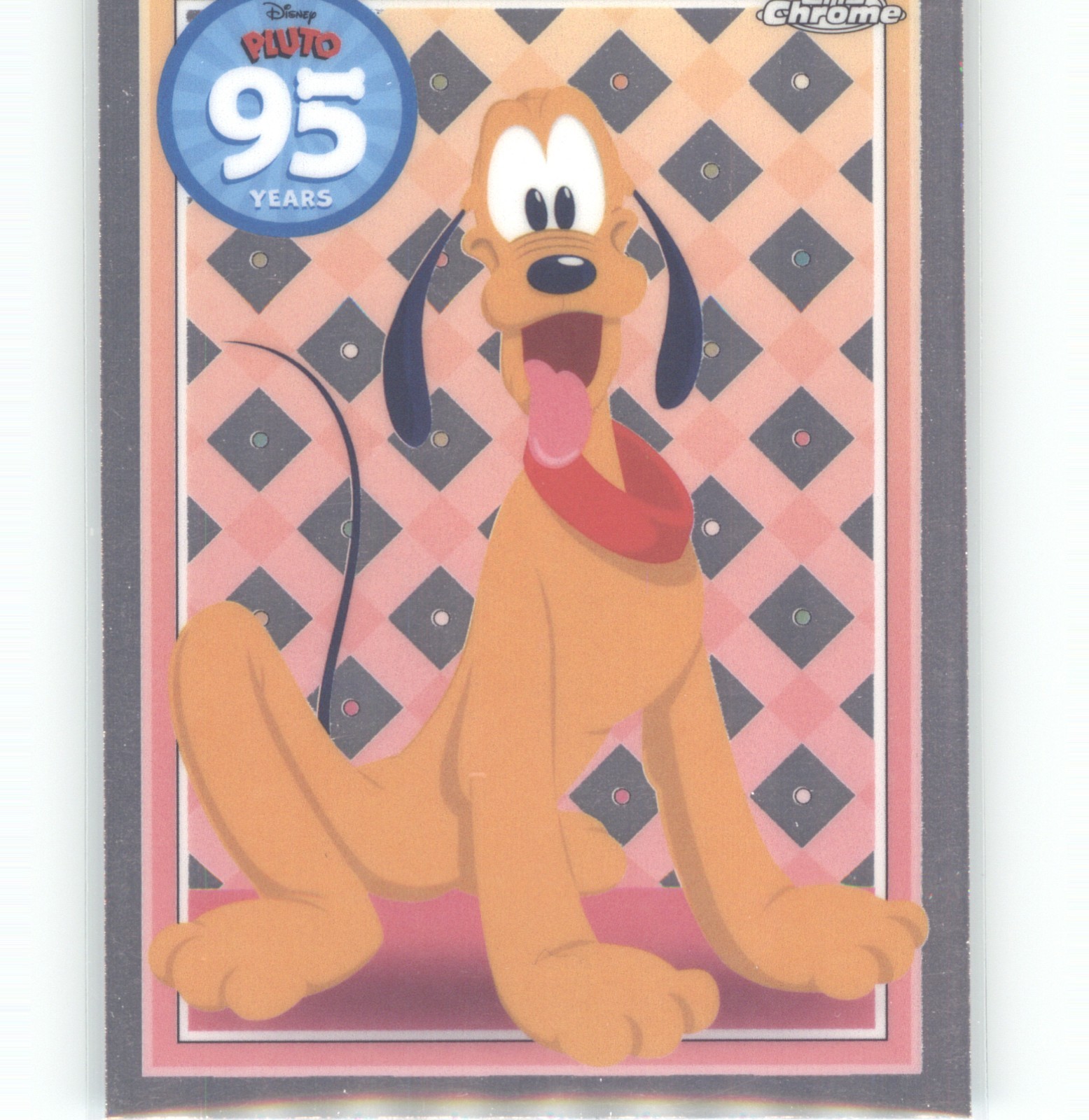 Pluto 2025 Topps Chrome Disney #PL-1 Pluto 95th Anniversary