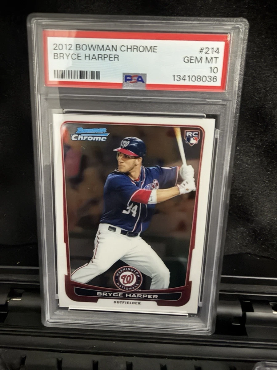 Bryce Harper Baseball Grade 10 Sports Trading Cards & Accessories