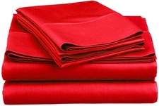 King Size Bed Sheets Set 4 Piece 1000 Thread Count 100 Egyptian Cotton- Extra