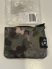 NIP JuJuBe Butterfly Forest Coin Purse Army Green Machine Wash Limited Ed 4x3 In