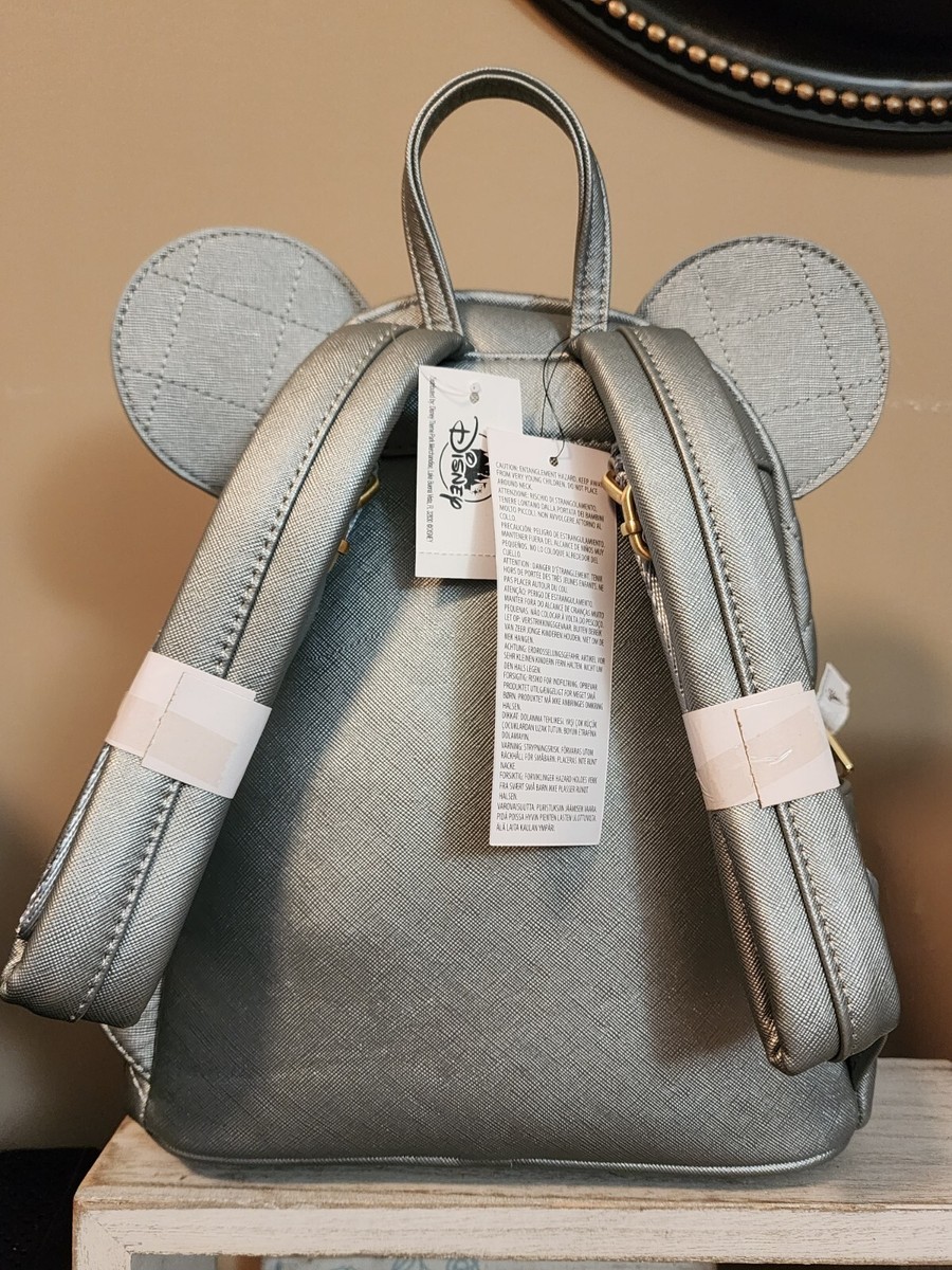 Loungefly x Disney Cruise Line WISH Jeweled & Quilted Backpack with Satin Bow Loungefly Disney Cruise Line DCL Wish Tangled Rapunzel Gold  main image 2