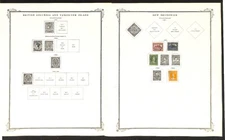 New Brunswick Stamp Collection on 3 Scott Specialty Pages (AC)