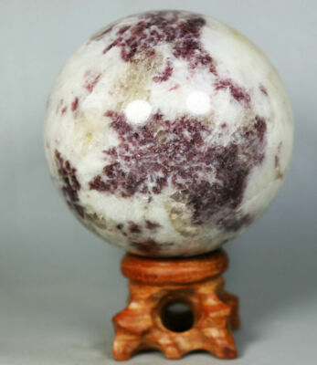 343g Natural Marvelous Lepidolite Purple Mica Polished Sphere Ball Madagascar