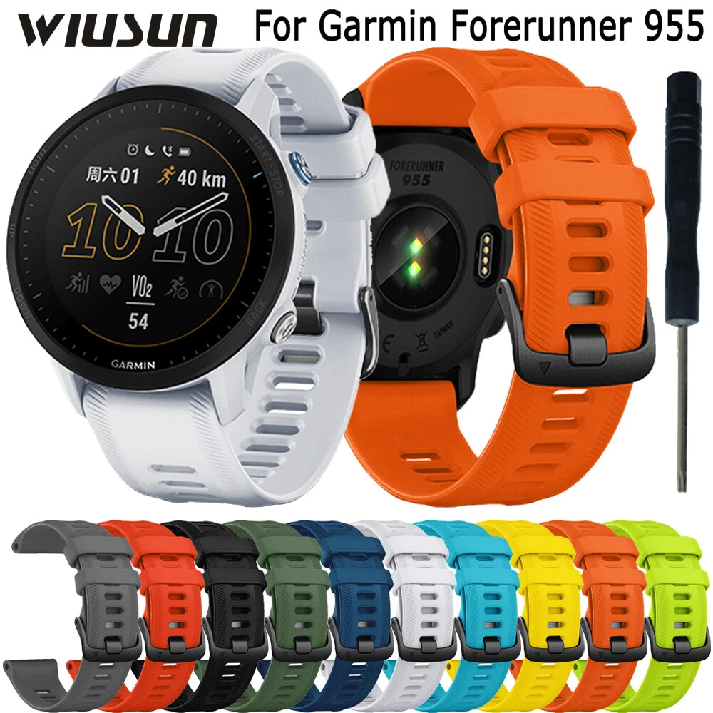 Pour Garmin Forerunner 955 Bracelet de montre en silicone