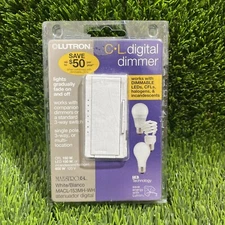 Lutron C.L Digital Dimmer White Use for Single 3-Way Multi MACL-153MH-WH - NEW