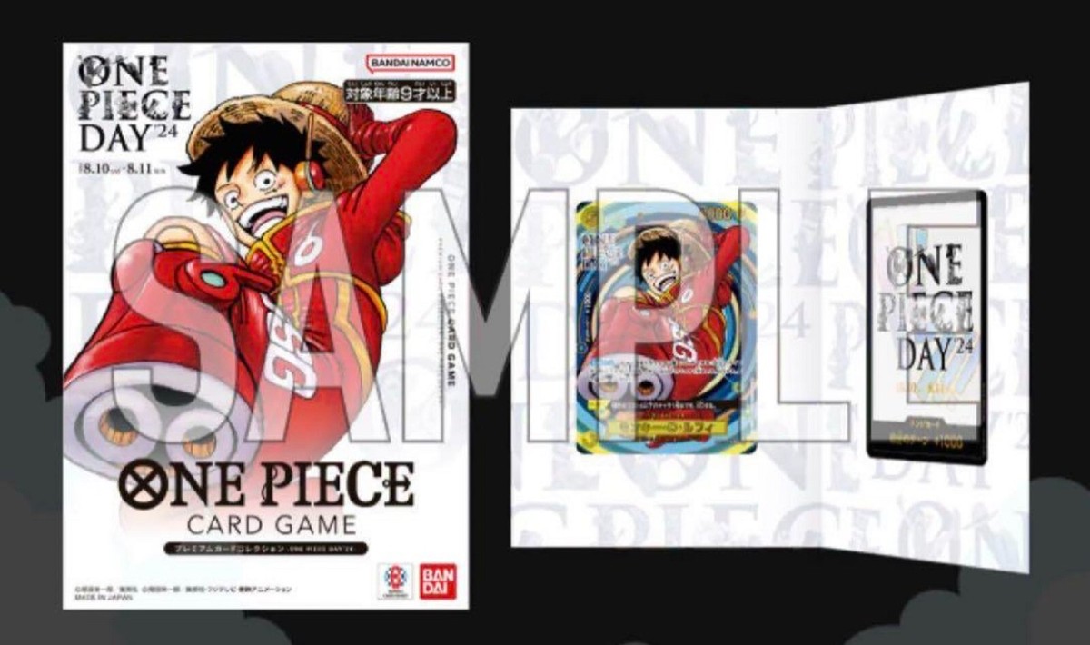 One Piece Luffy One Piece Day 2024 Promo & Premium Card One Piece Luffy One Piece Day 2024 Promo & Premium Card