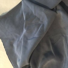 Dusty blue medium weight polyester fabric-no stretch-slight shine-1 yd 23" by45"