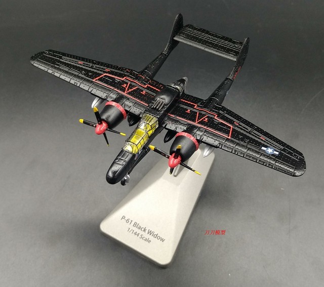 AF1 USA P61 Black Widow 1/144 diecast plane model aircraft eBay