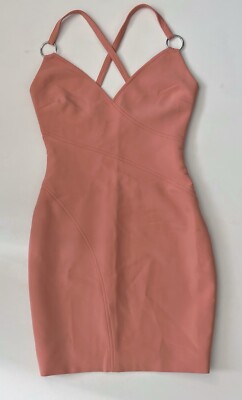 Cinq a Sept Eden Criss Cross Pink  Dress size 4