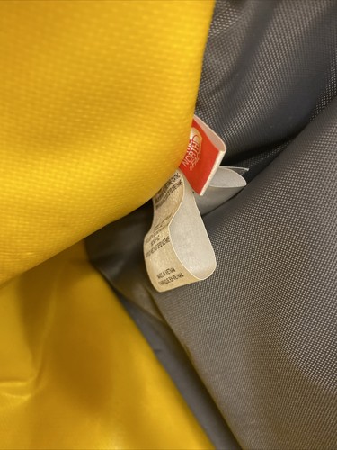 Bolso mensajero THE NORTH FACE poliéster marrón/amarillo interior bonito - Imagen 7 de 11