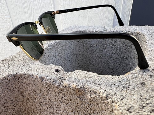 RAY BAN 3016 CLUBMASTER W0365 - Couple Very Light Marks on Lenses FRAME ONLY - - Picture 11 of 17