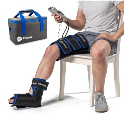 LIFEPRO CRYOFROST COMPRESSION SYSTEM Cold Therapy Machine for Ankle, Calf, &KNEE