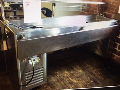 Stainless Refrigerated TABLE Cold Food Pan Buffet Salad ...