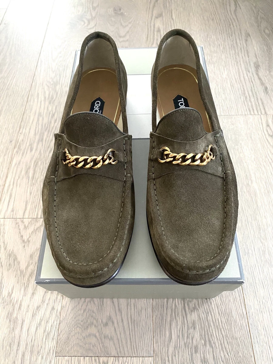 Men's Gold Chain Loafers